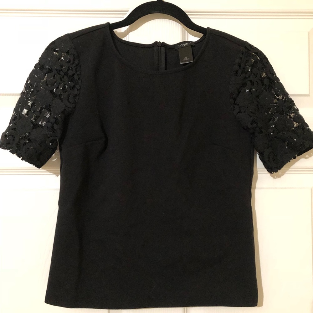 ann taylor lace sleves pre owned